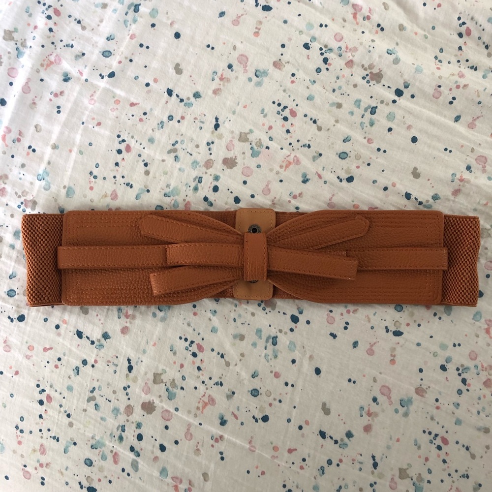 Modcloth Faux Leather Bow Belt